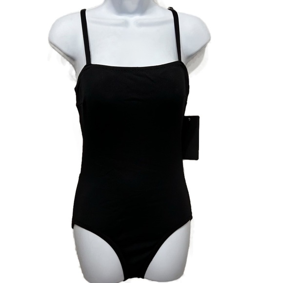 One Piece Swimsuit With back Cups Black size M - Picture 2 of 7